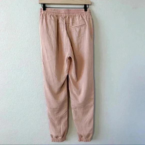 TOPSHOP Dusty Pink Soft Drawstring Joggers Trousers 6 - Picture 5 of 10